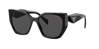 Prada PR 24ZS M (56 - 16) with Grey lenses and Tortoise frame
