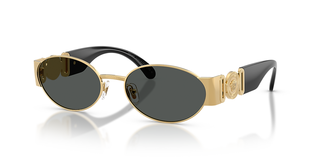 Versace VE2299 L (56 - 18) with Grey lenses and Gold frame  display picture 3