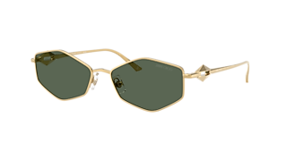 Jimmy Choo JC4017 M (55 - 16) with Green lenses and Gold frame