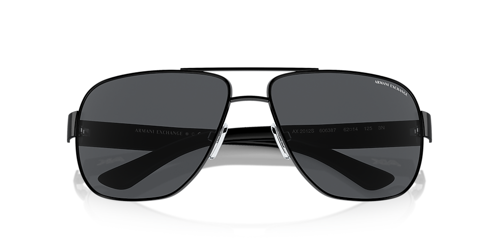 Armani Exchange AX2012S M (62 - 14) with Grey lenses and Black
