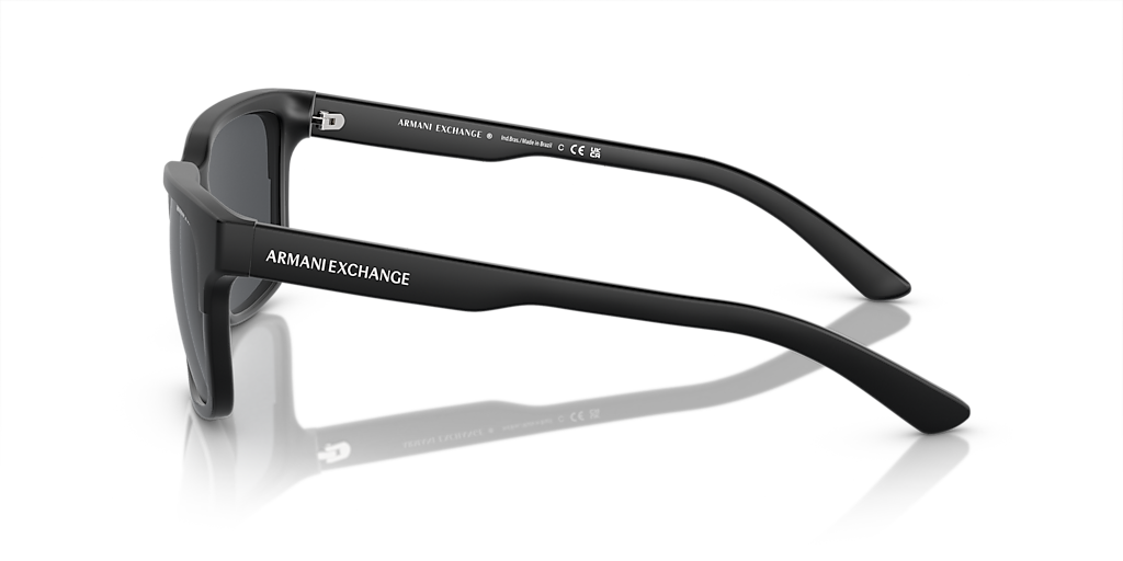 Armani Exchange AX4026S M (56 - 17) with Grey lenses and Black