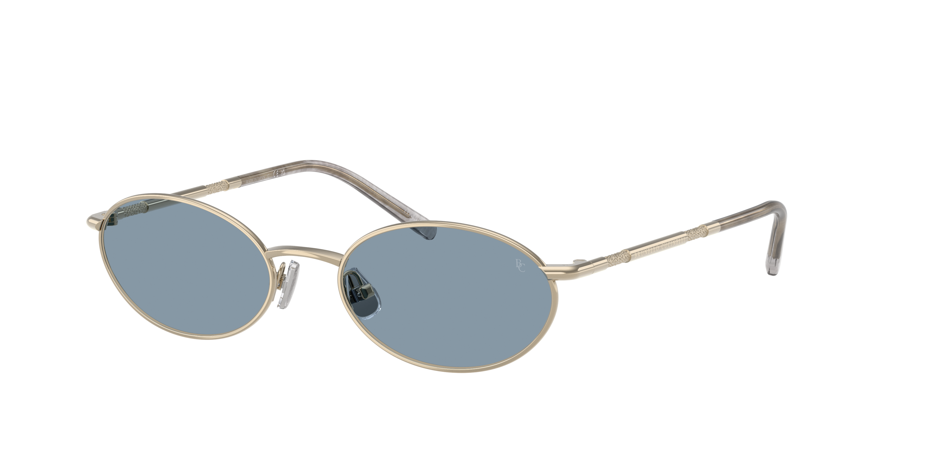 Brunello Cucinelli Woman Sunglass BC2006ST -  Frame color: Gold, Lens color: Blue