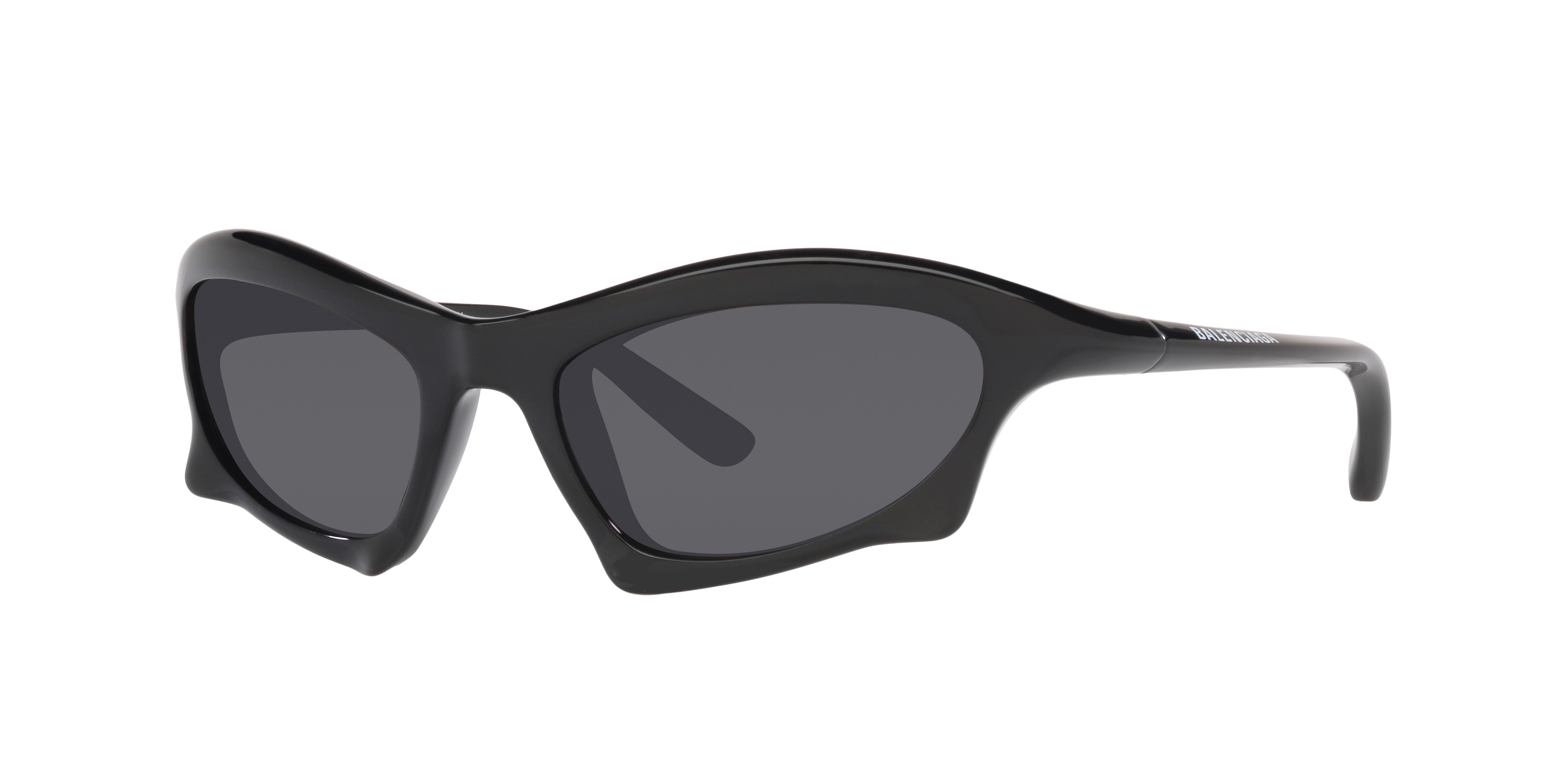 Balenciaga BB0229S XXL (59 - 20) with Grey lenses and Black frame