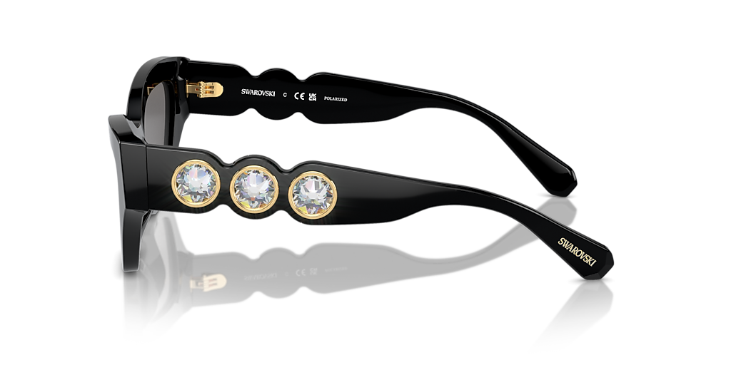 Swarovski SK6021 M (53 - 19) with Grey lenses and Black frame
