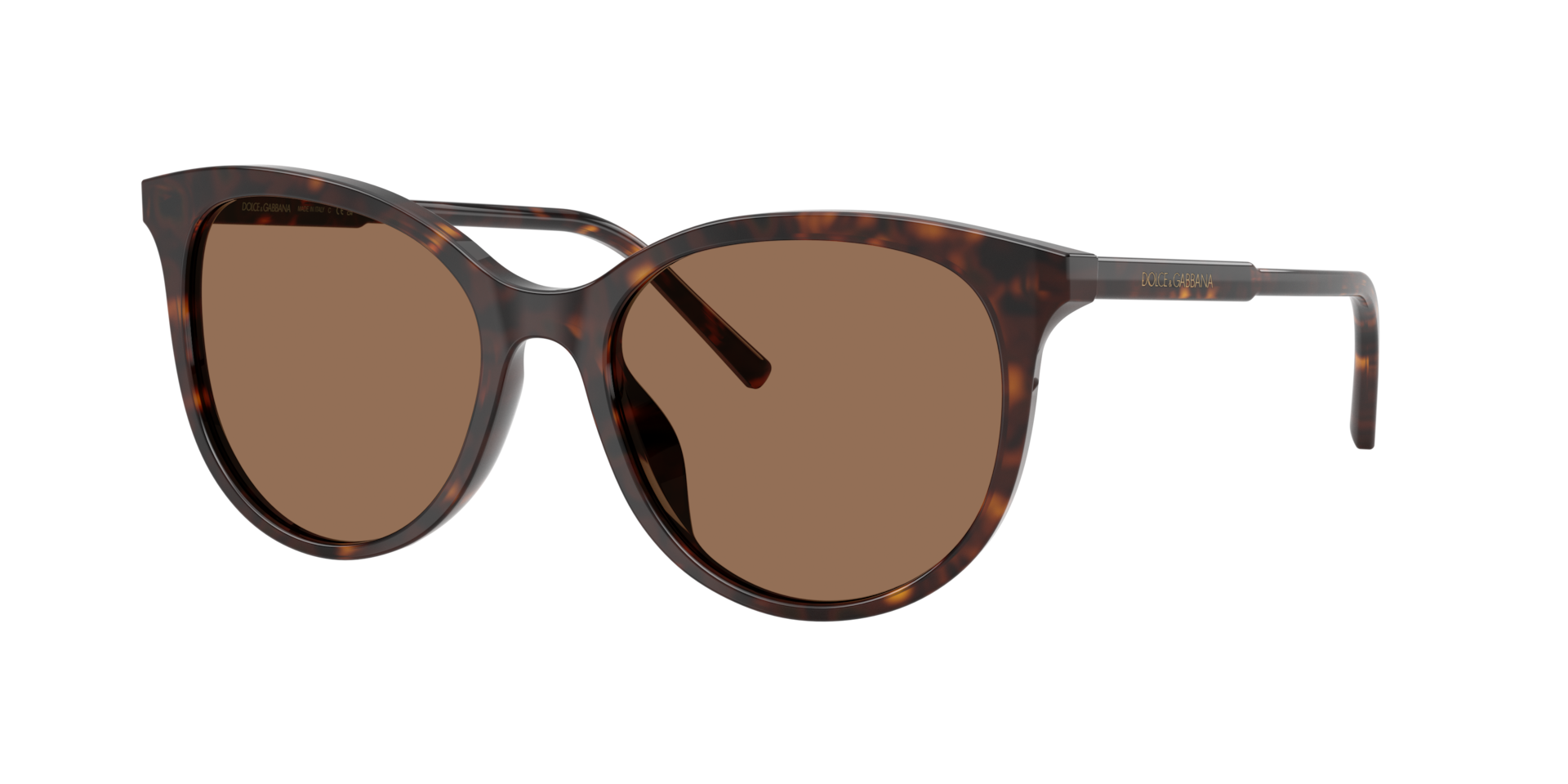 Dolce&Gabbana Frau Sunglass DG4540 - Rahmenfarbe: Havana, Linsenfarbe: Dunkelbraun