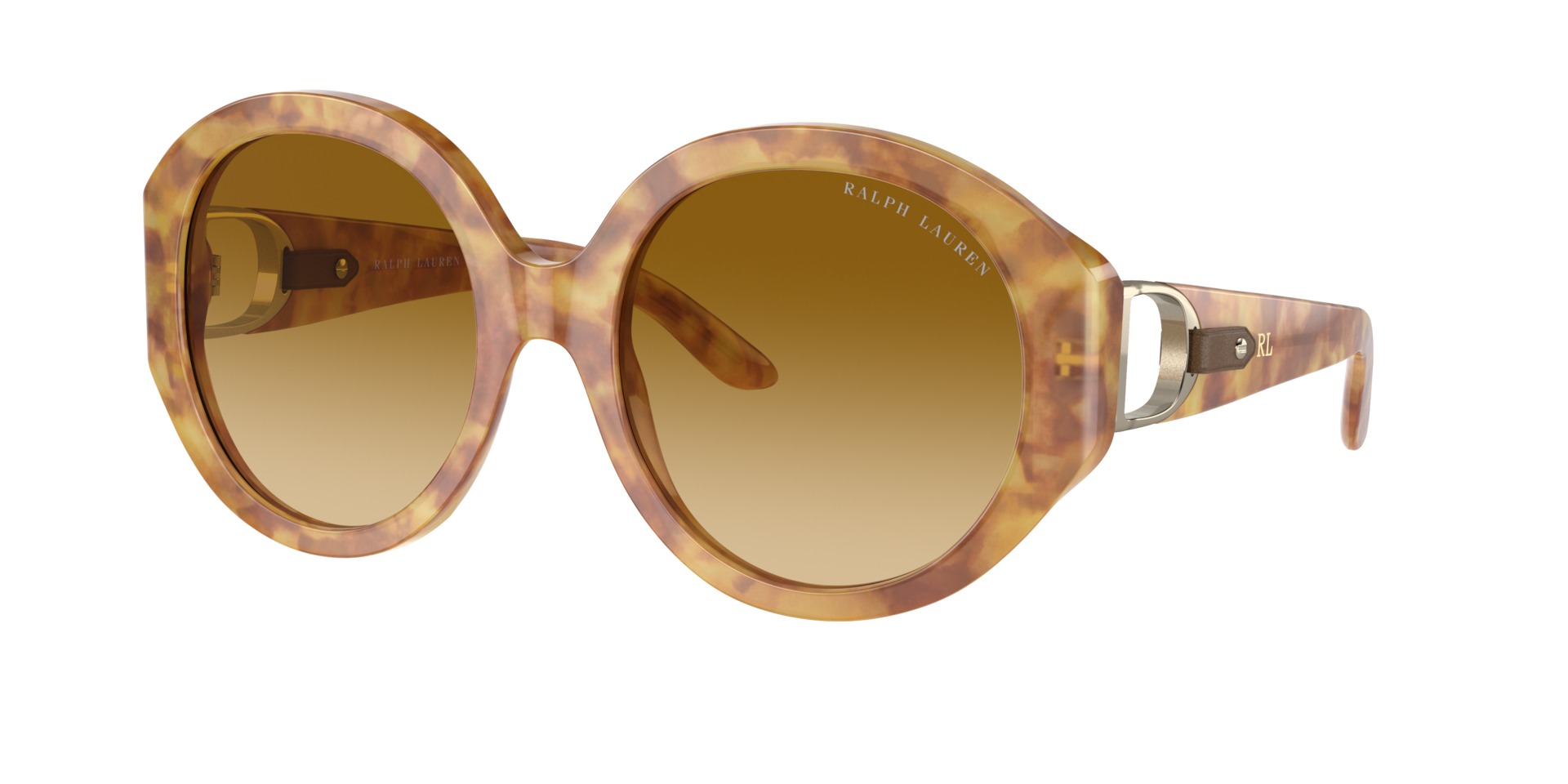 Ralph Lauren Woman Sunglass RL8188Q -  Frame color: Light Havana, Lens color: Gradient Yellow