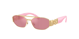 Versace VK2003 XL (50 - 13) with Pink lenses and Gold frame
