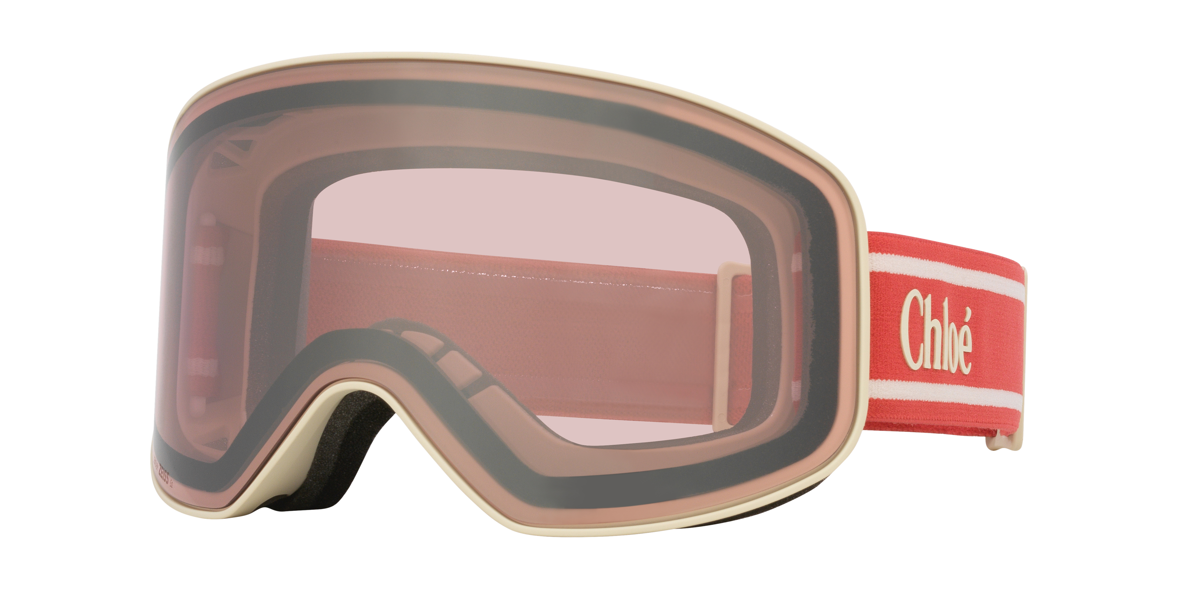 Chloé Woman Sunglass CH0072S -  Frame color: Ivory, Lens color: Pink