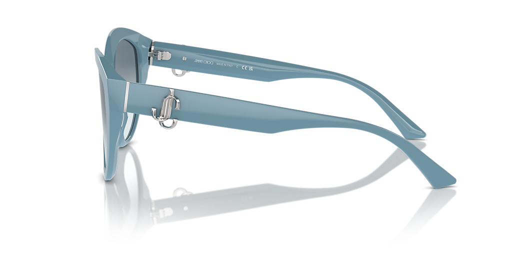 JM7 Jimmy Choo JC5007 M (55 - 17) com Lentes Azul e Armação Azul
