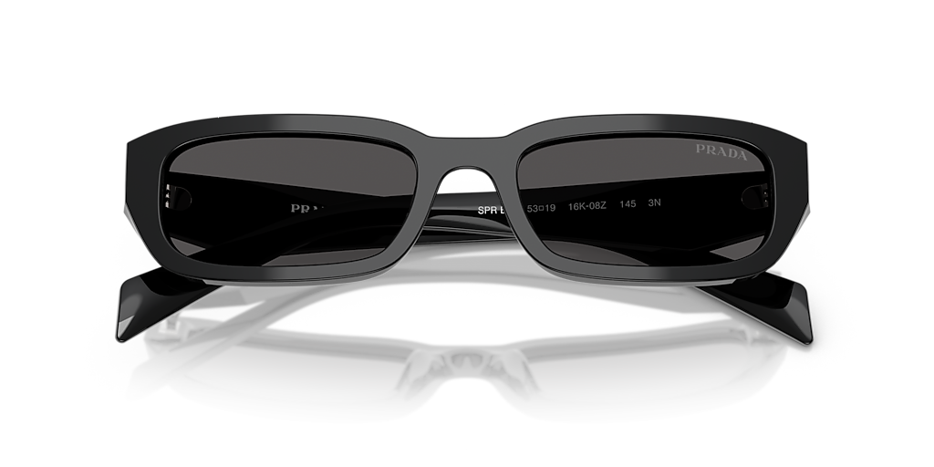 Prada PR B06S S (53 - 19) with Grey lenses and Black frame