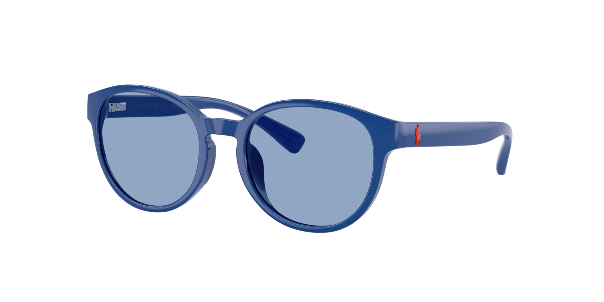 Polo Ralph Lauren Unisex Sunglass PP9509U -  Frame color: Shiny Royal Blue, Lens color: Blue