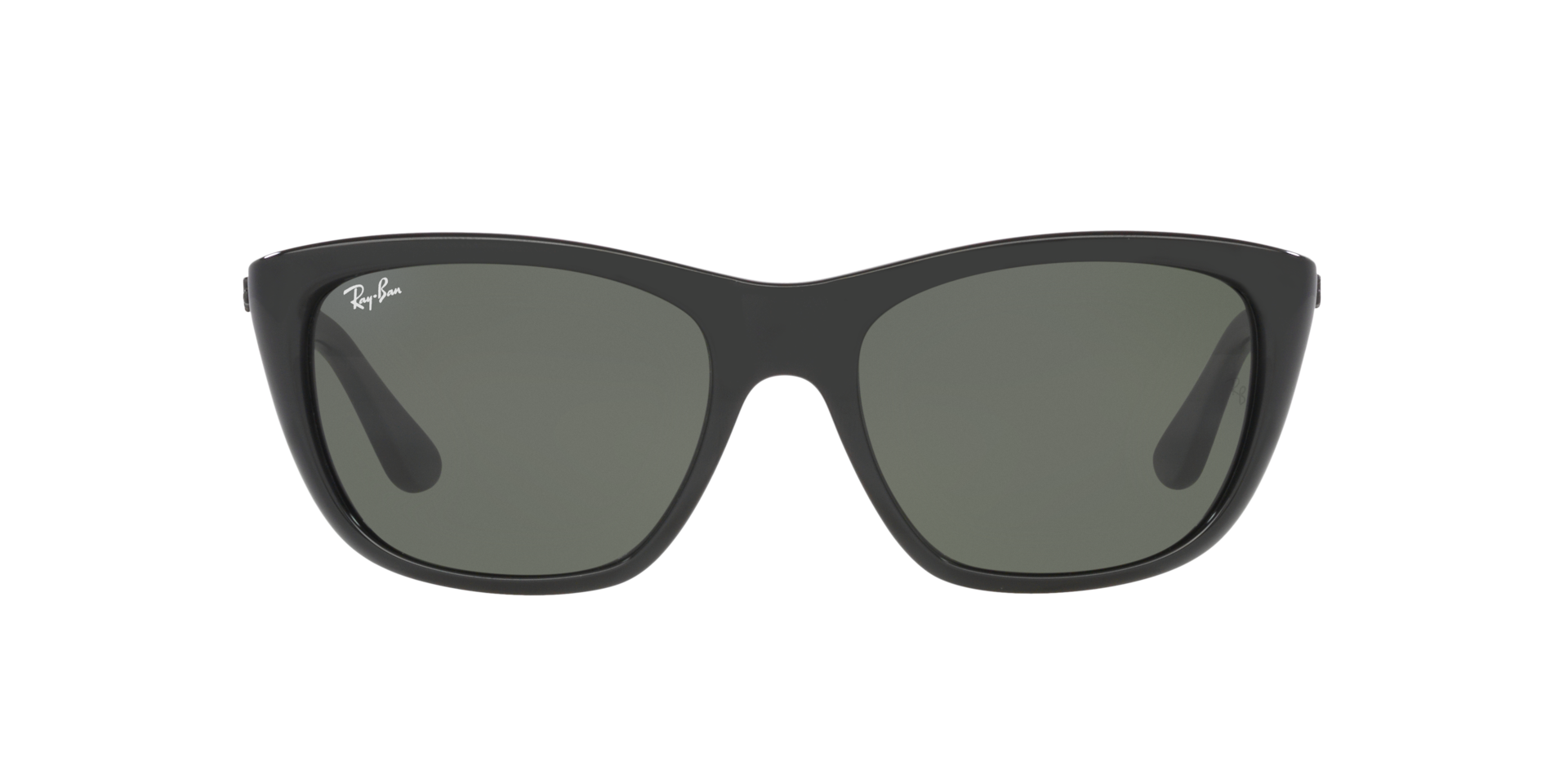 Ray-Ban RB4154 M (57 - 18) with Green lenses and Black frame