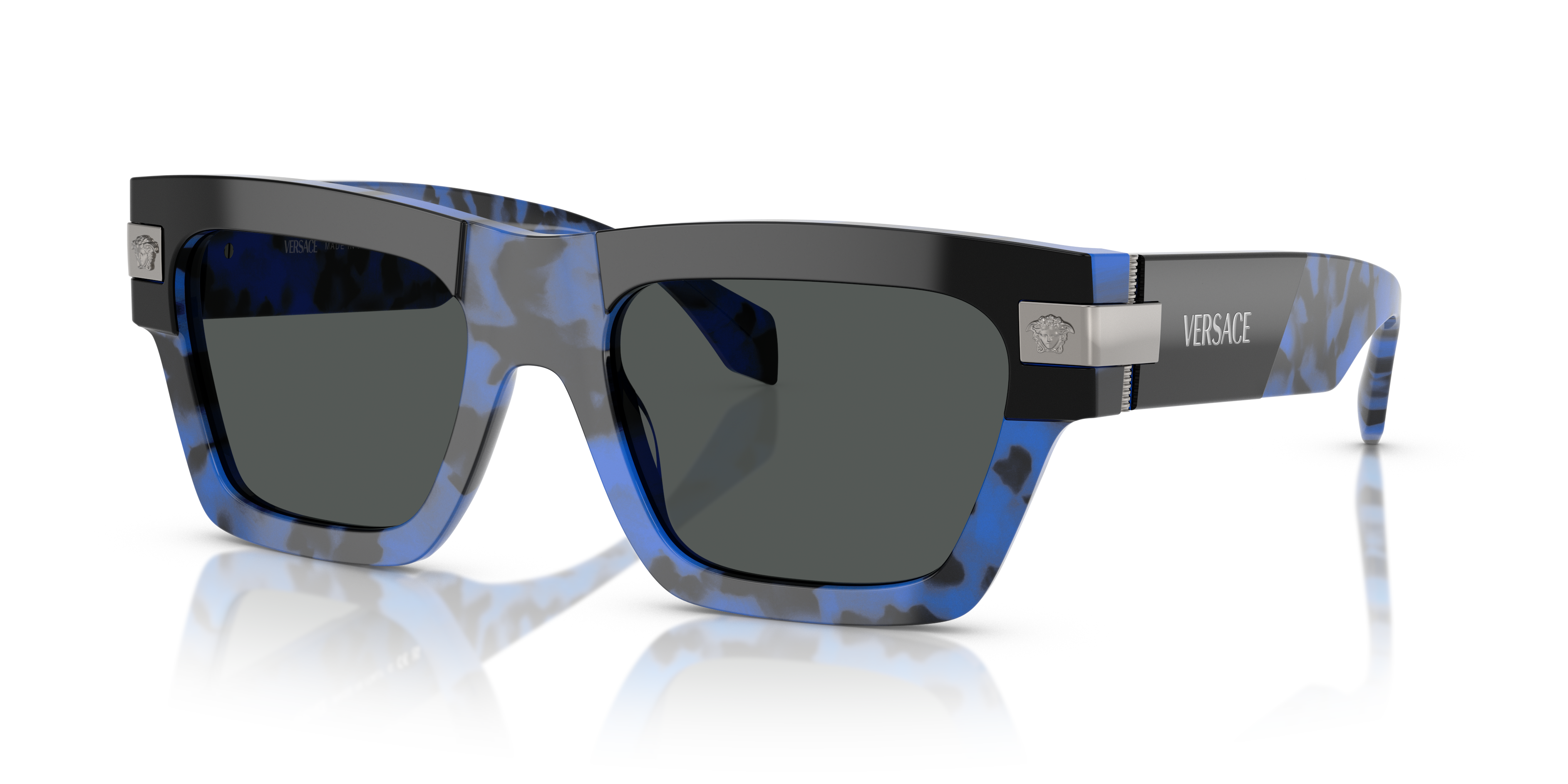 Versace VE4464 XXL (55 - 20) with Grey lenses and Blue frame