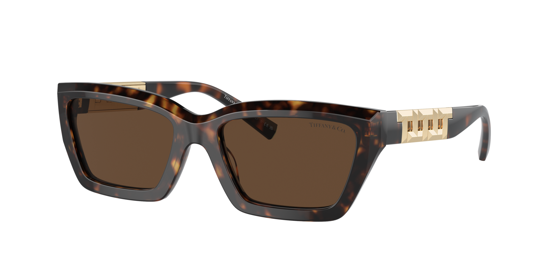 Tiffany & Co. Woman Sunglass TF4213 -  Frame color: Havana, Lens color: Light Brown