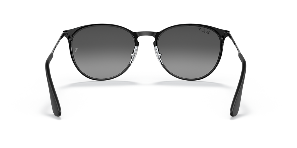 Ray-Ban Erika Metal M (54 - 19) with Grey lenses and Black frame