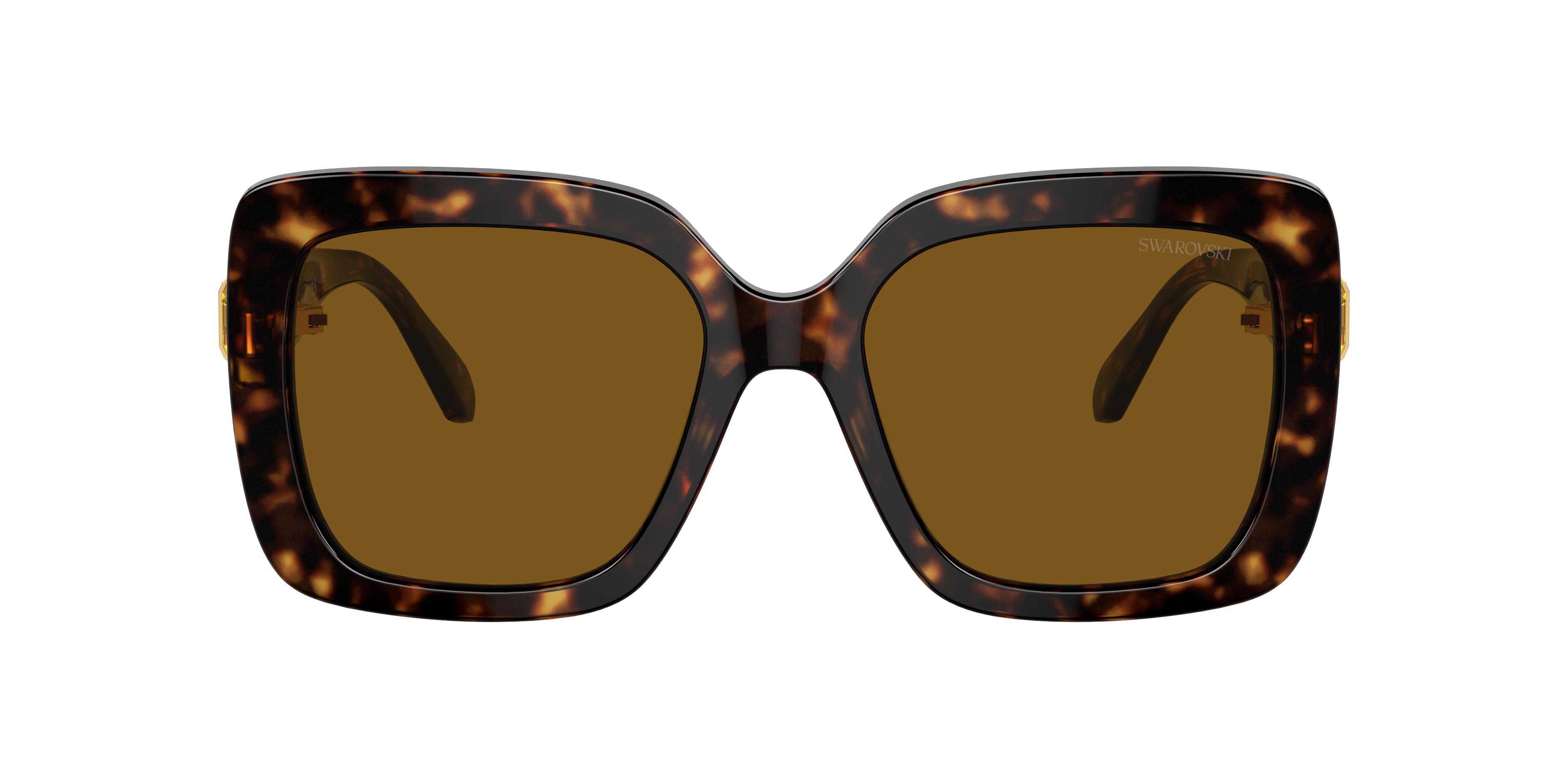 Swarovski SK6001 S (55 - 19) with Brown lenses and Tortoise frame