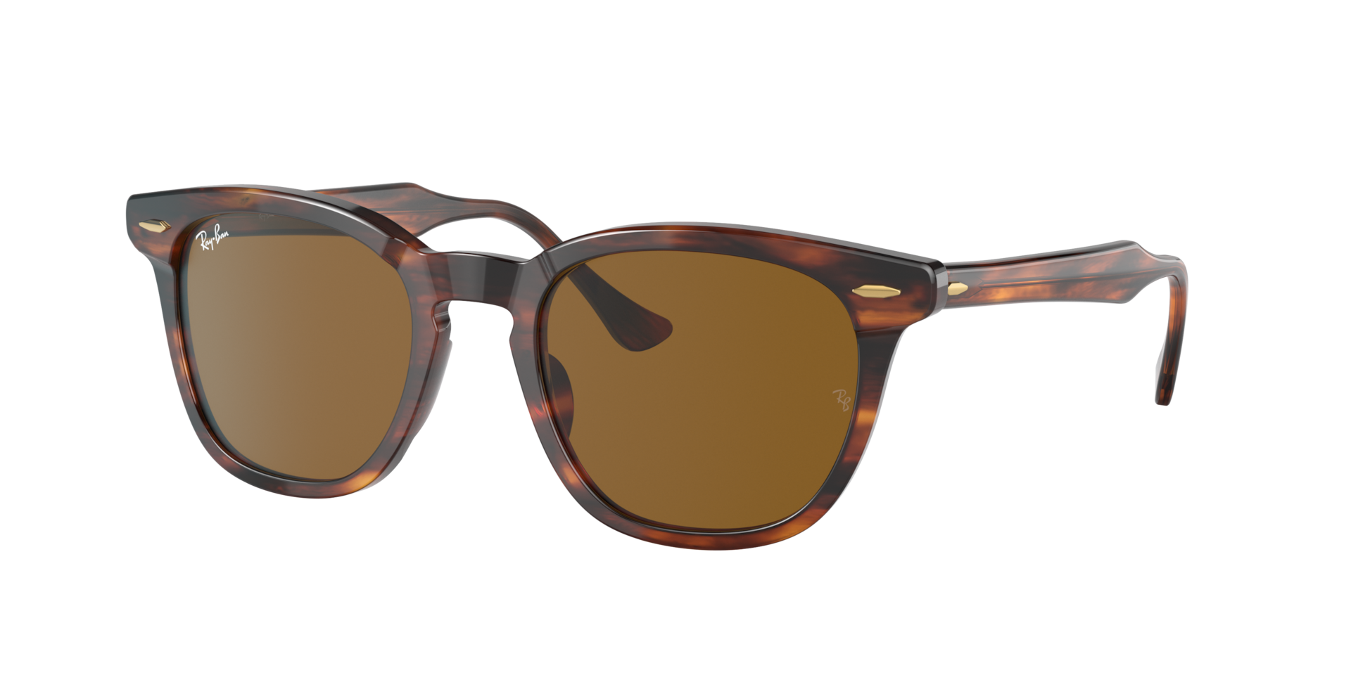 Ray-Ban Unisex Sunglass Hawkeye -  Frame color: Striped Havana, Lens color: Brown