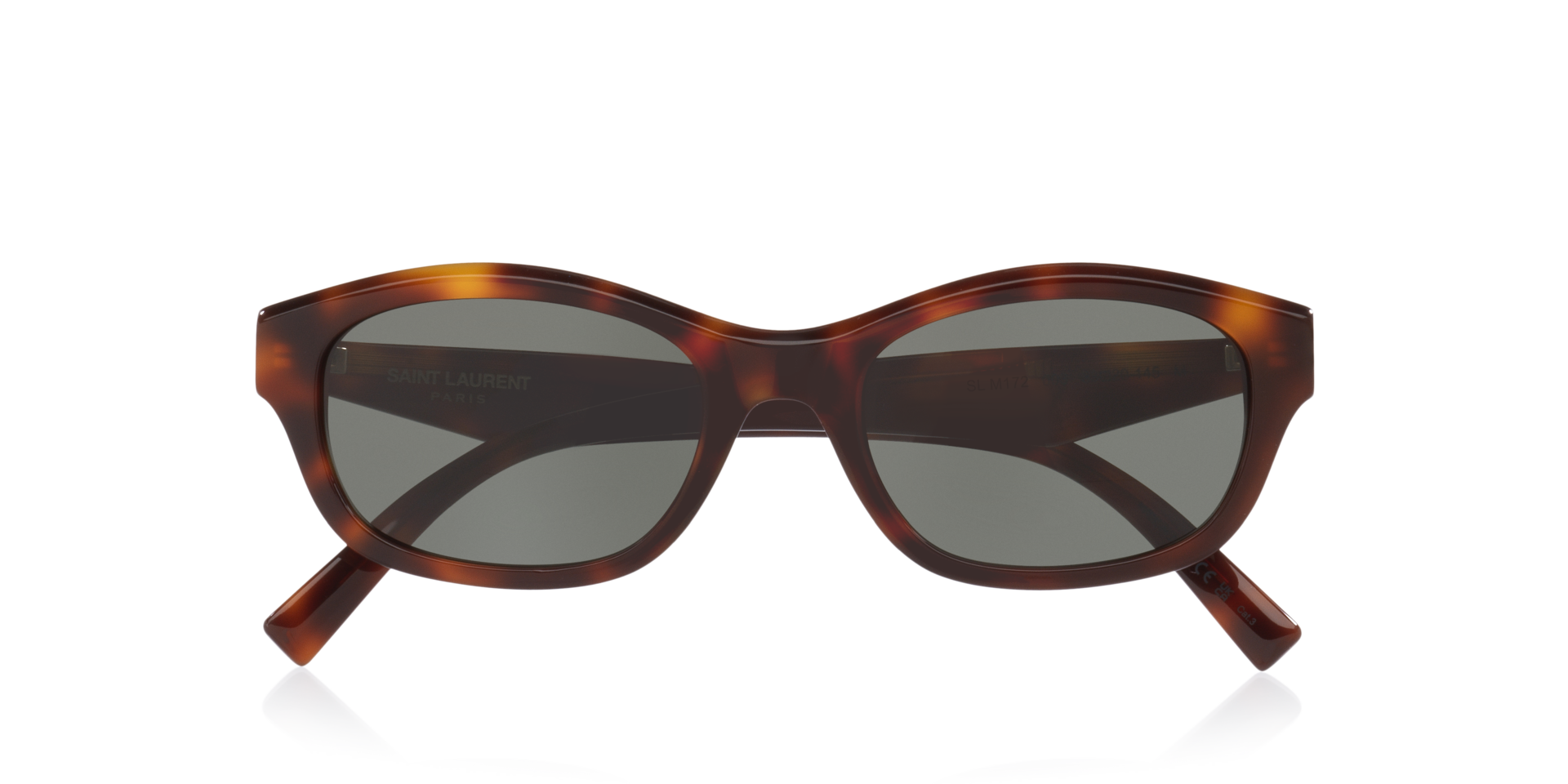 Saint Laurent Sl M172 M (53 - 20) with Grey lenses and Tortoise