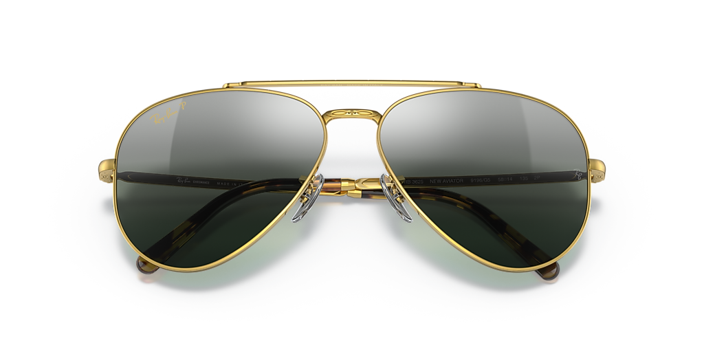 Ray-Ban New Aviator Polarized+ Lenses XXL (62 - 14) with Blue
