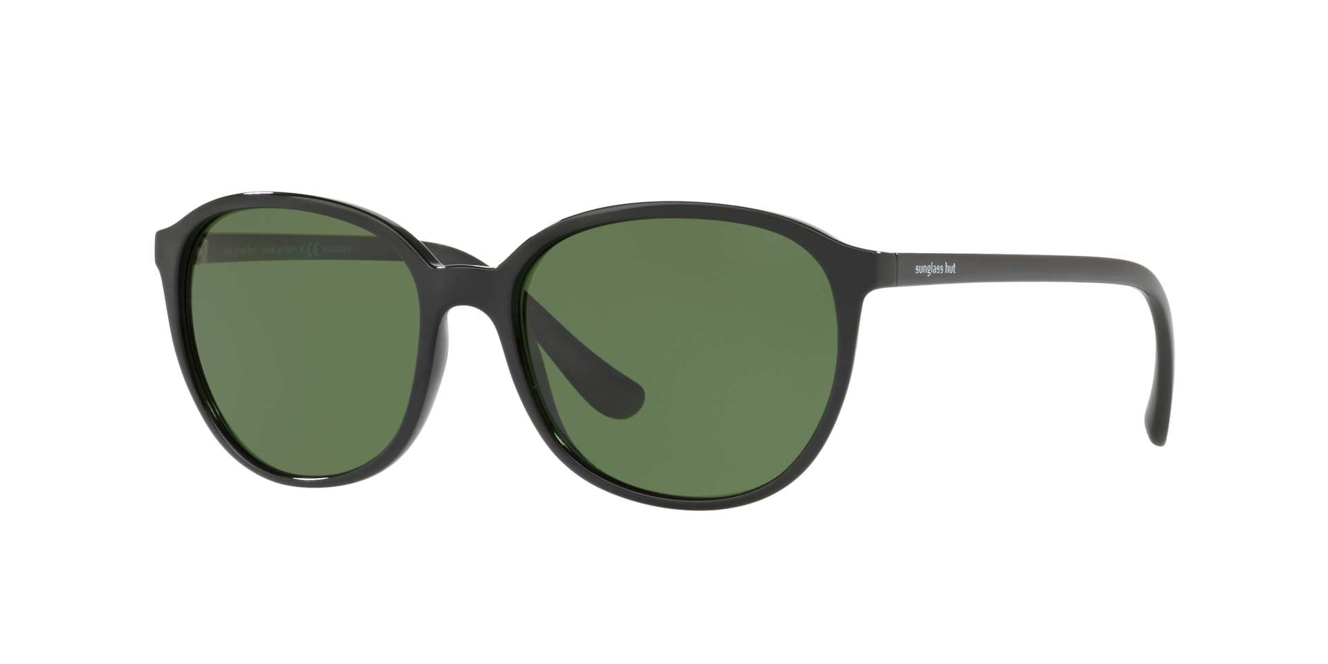 Sunglass Hut Collection HU2003 S (55 - 17) with Green lenses and