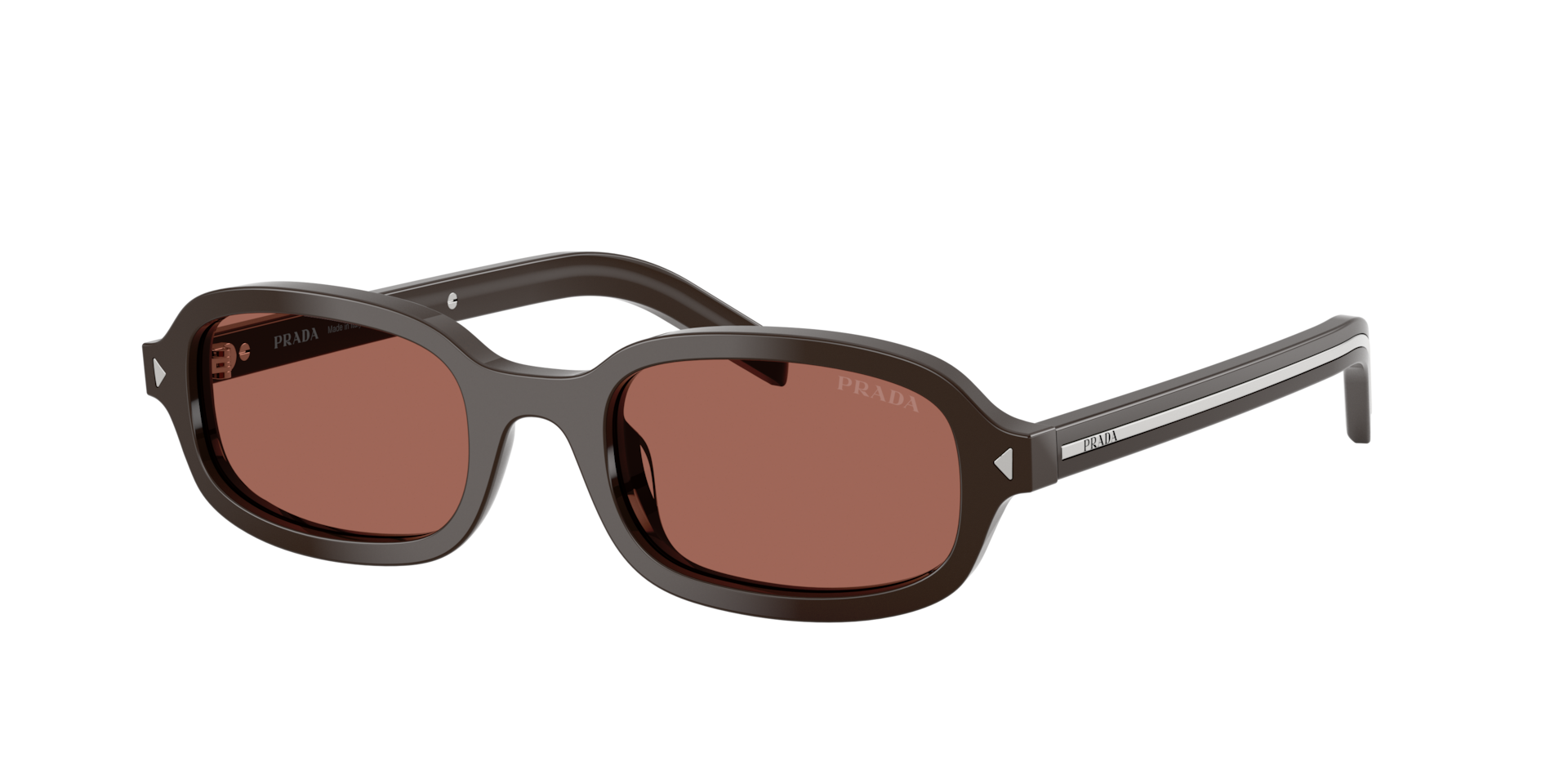 Prada 0Pr D06s - Unisex - Sunglasses - Brown - 50 Mm - Accessories - Image 4