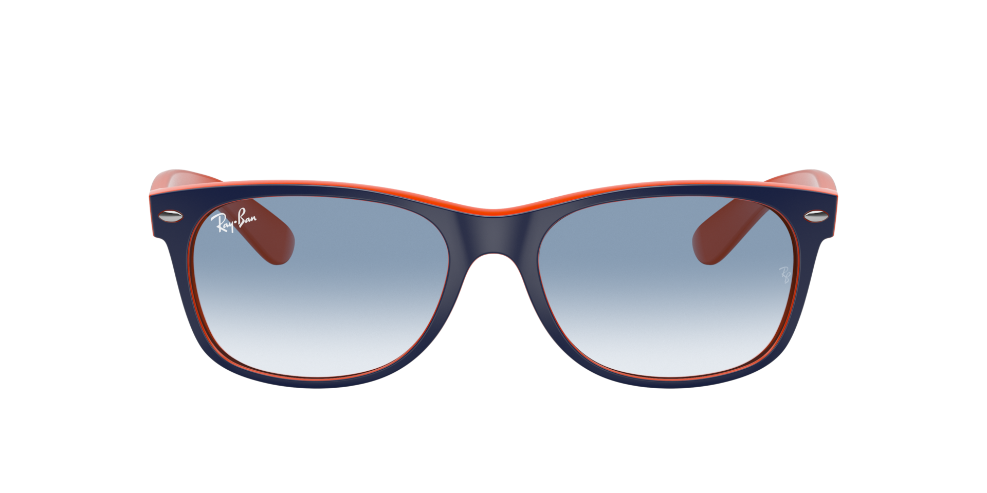 Ray-Ban New Wayfarer Color Mix M (55 - 18) with Blue lenses and