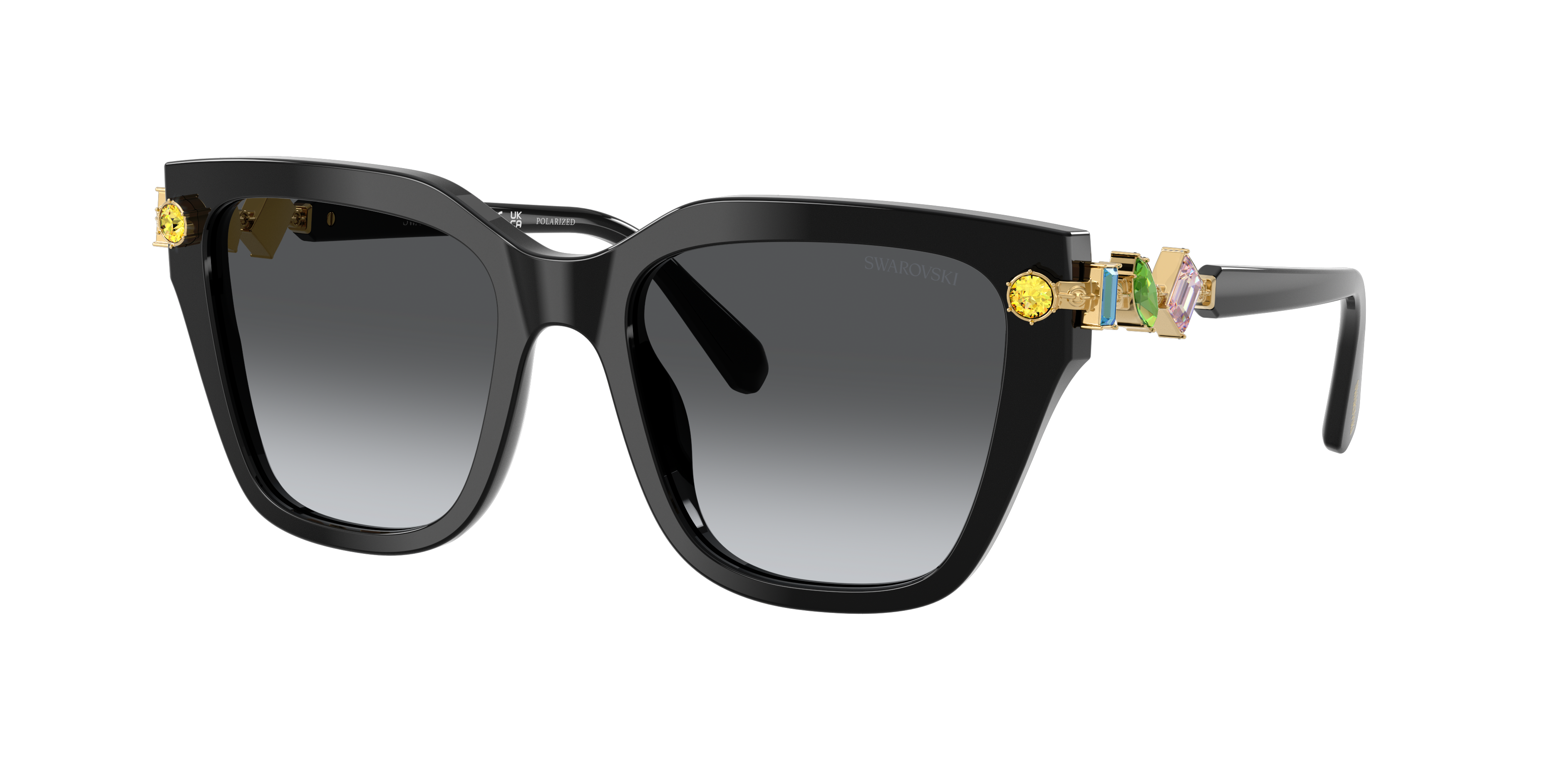 Swarovski SK6041 XL (53 - 19) with Grey lenses and Black frame