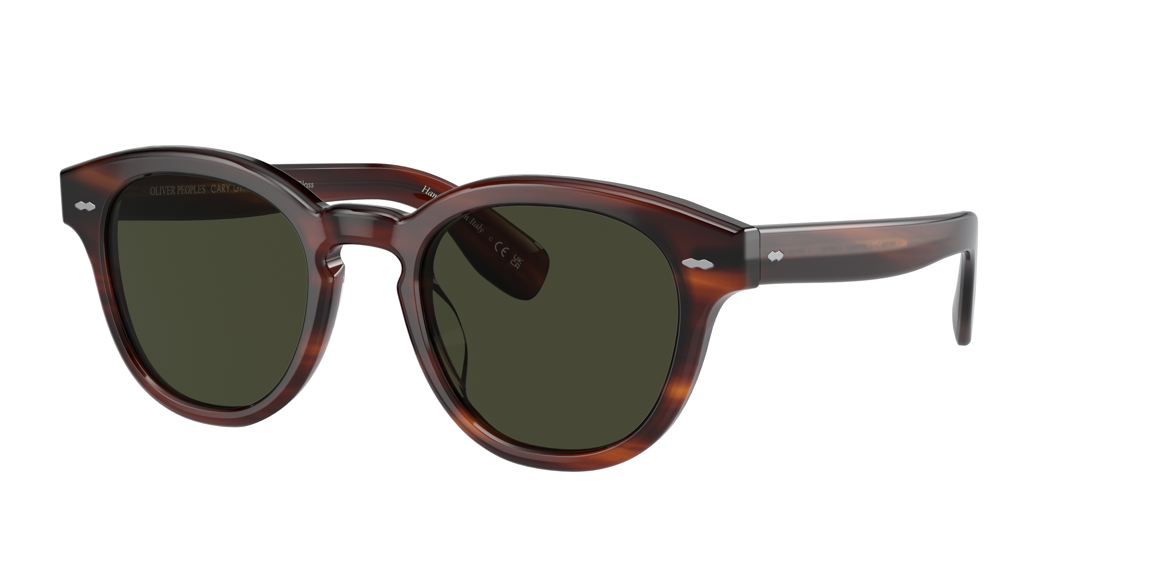 Oliver Peoples Unisex Sunglass Cary Grant Sun -  Frame color: Grant Tortoise, Lens color: G-15 Polarised