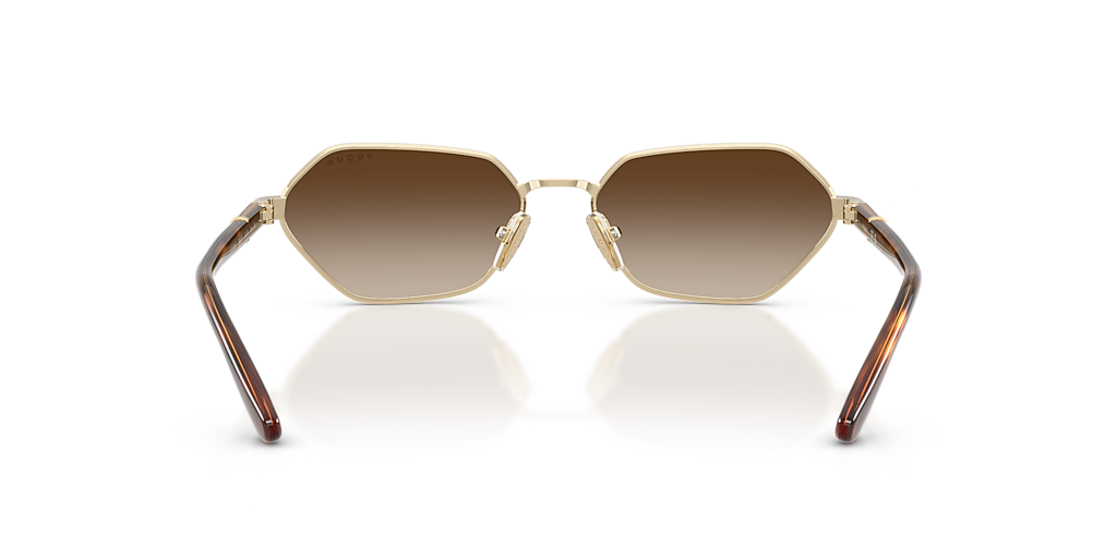 Vogue Eyewear VO4349S M (54 - 16) with Brown lenses and Gold  display picture 3