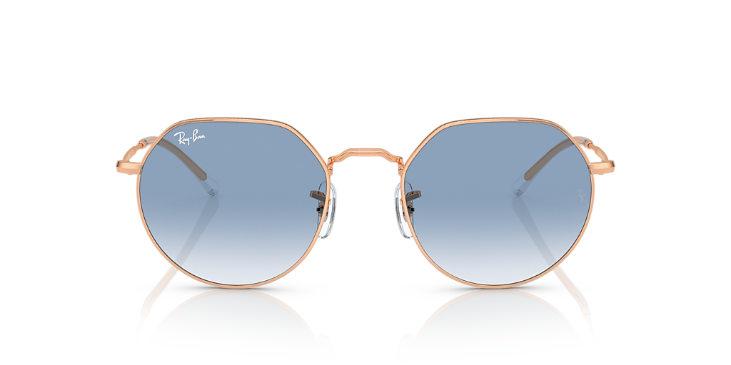 【Ray-Ban】RB3565 JACK 51◻︎20 サングラス Ray-Ban Jack M (51 - 20) with Blue lenses and Pink frame