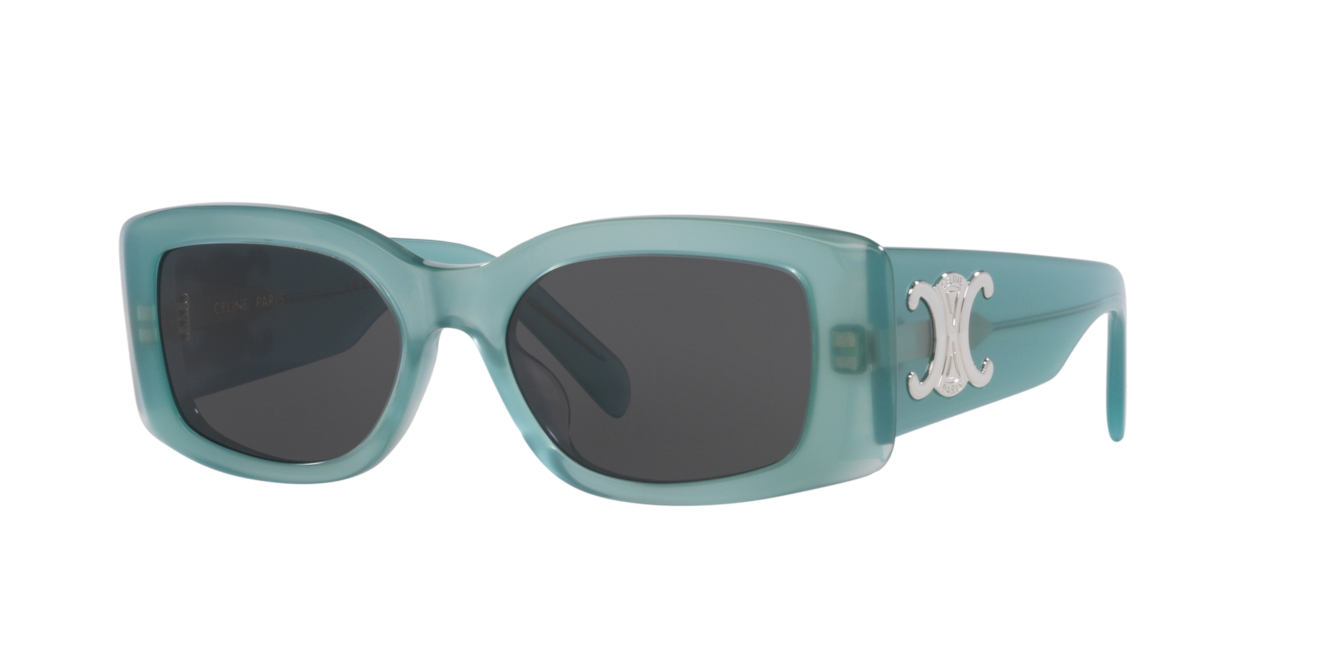 Celine Femme Sunglass Triomphe CL40282U - Couleur du Monture Vert Couleur de Lentille Gris 225 €