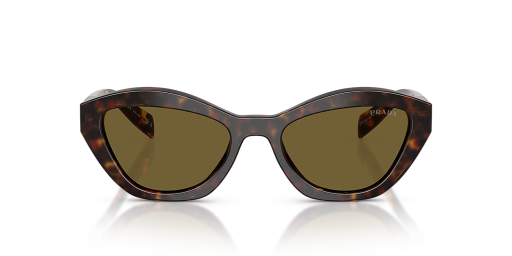 Prada PR A02S S (52 - 19) met Bruin Brillenglazen en Tortoise