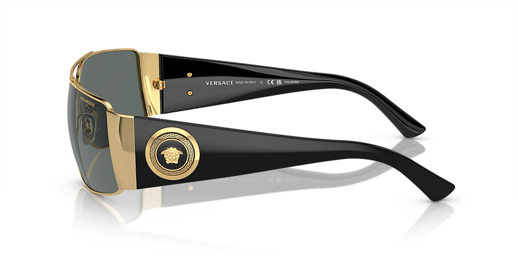 Versace VE2163 L (63 - 15) with Grey lenses and Gold frame