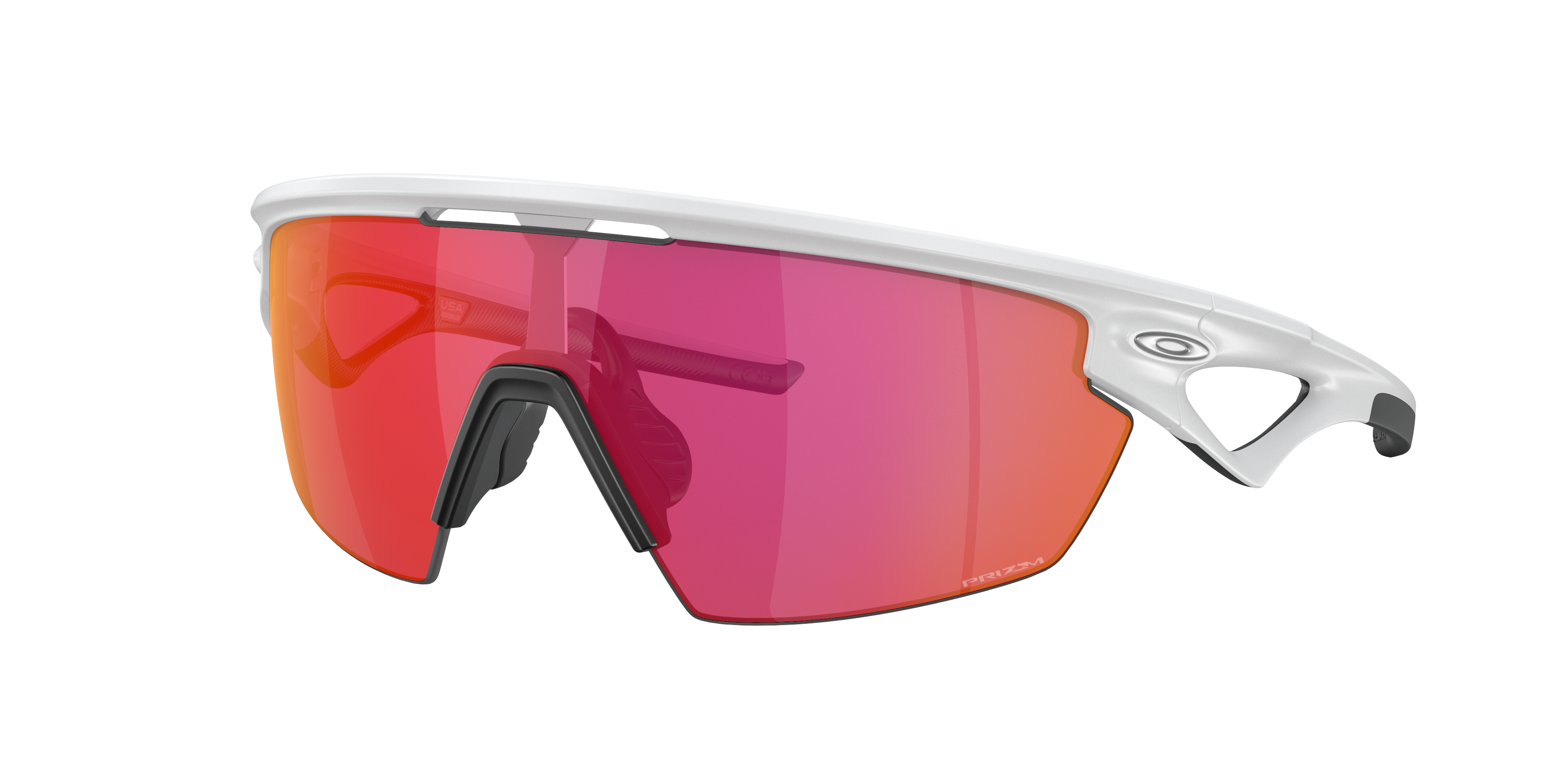 Oakley Unisex Sunglass Sphaera™ -  Frame color: Matte White, Lens color: Prizm Field