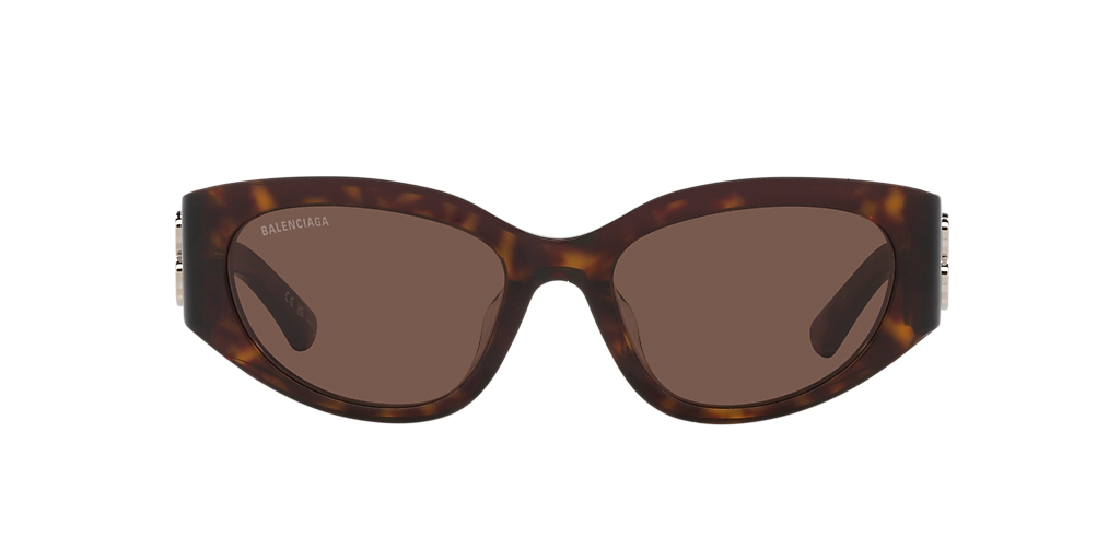 Balenciaga BB0324SK L (55 - 19) with Brown lenses and Tortoise