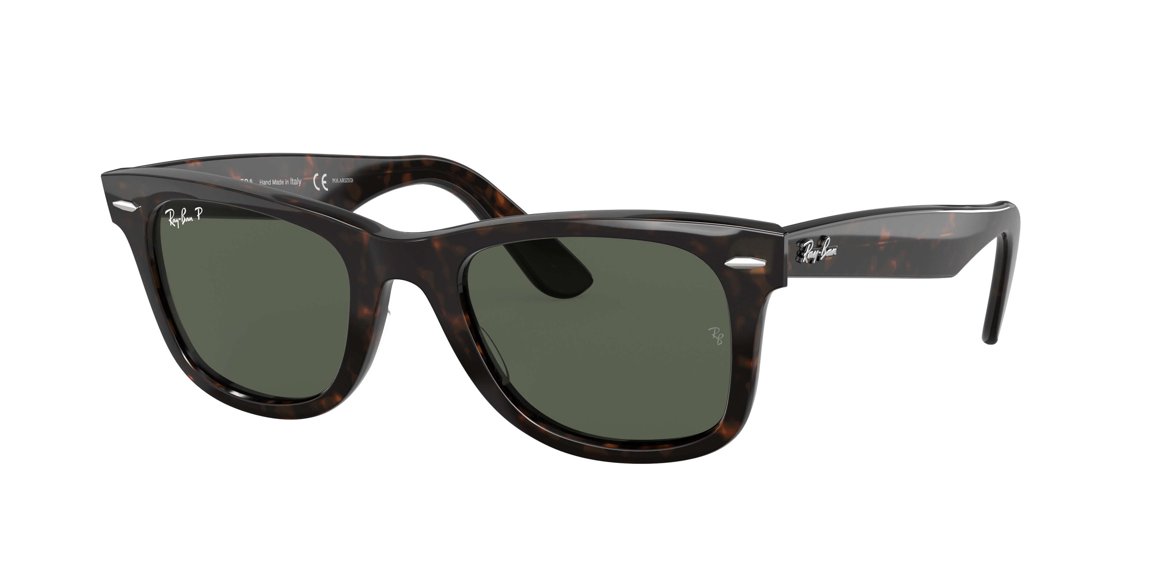 Ray-Ban Original Wayfarer Classic L (50 - 22) with Green lenses
