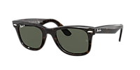 Ray-Ban Original Wayfarer Classic XXL (54 - 18) with Green lenses