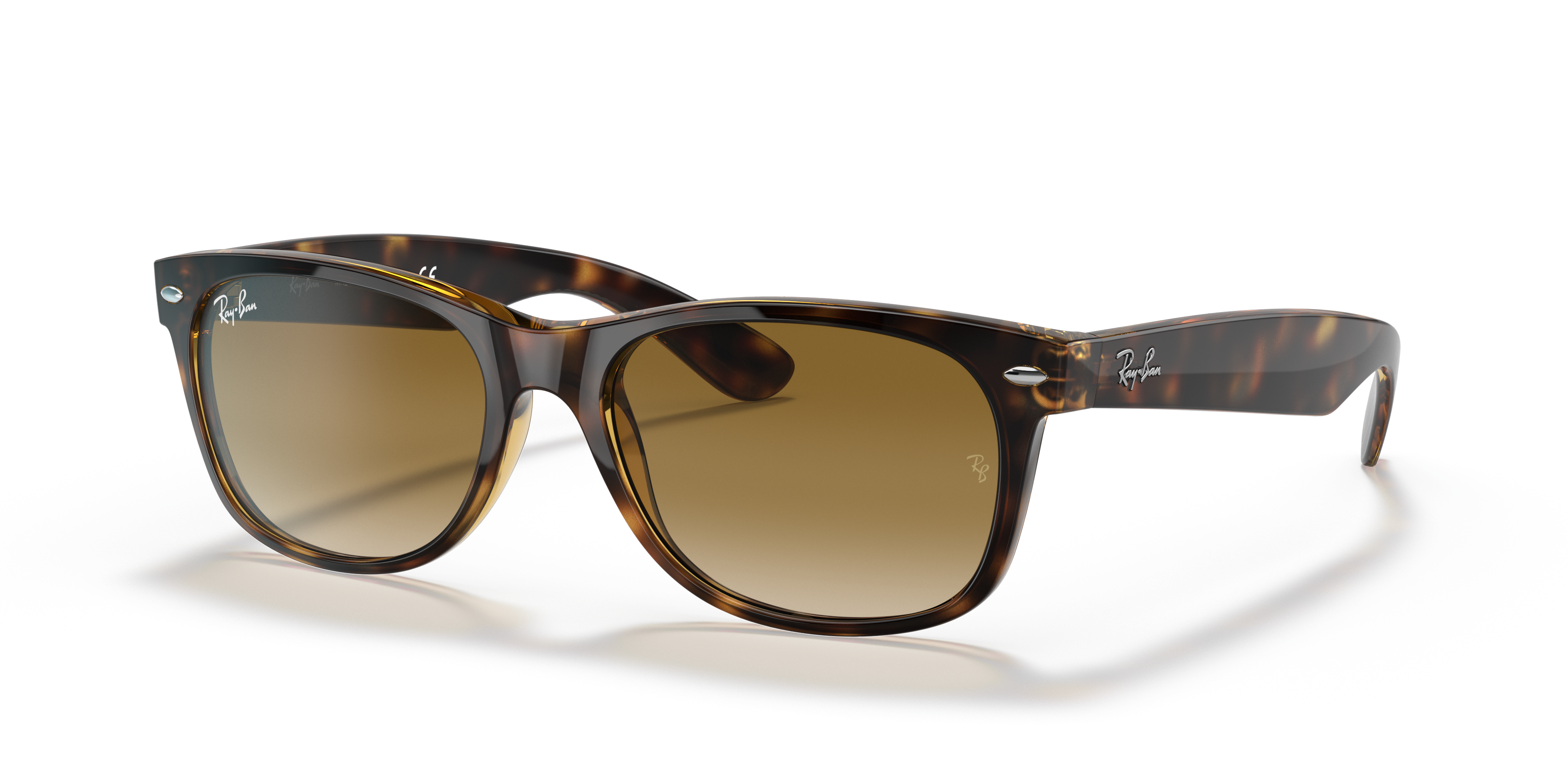 Ray-Ban New Wayfarer Classic S (52 - 18) with Brown lenses and