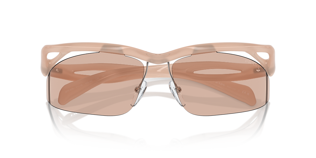 Prada PR A25S L (71 - 16) with Brown lenses and Pink frame
