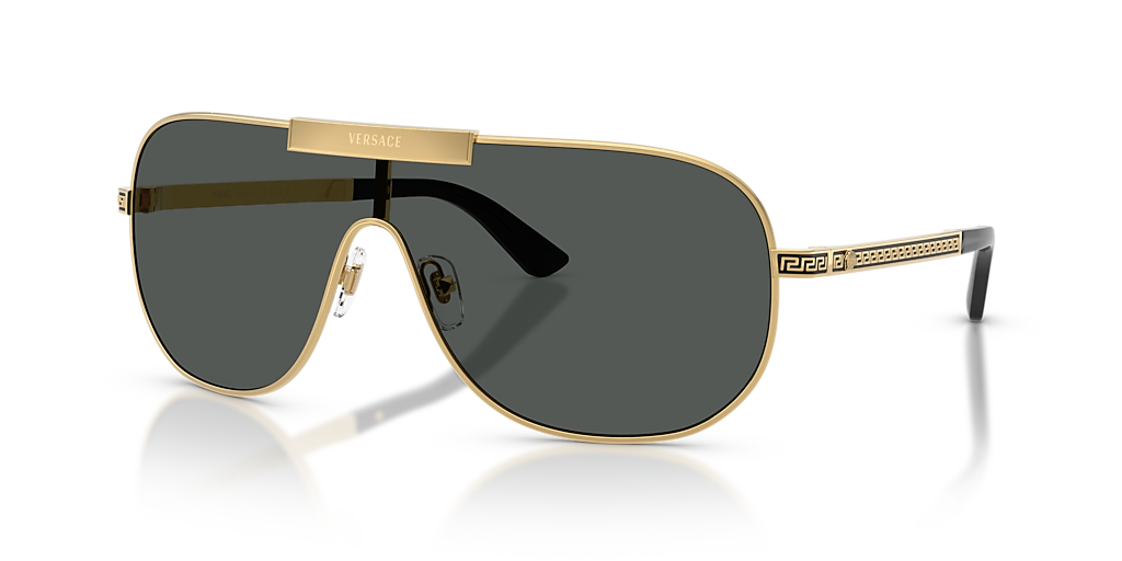 Versace VE2293 XXL (0 - 140) with Grey lenses and Gold frame