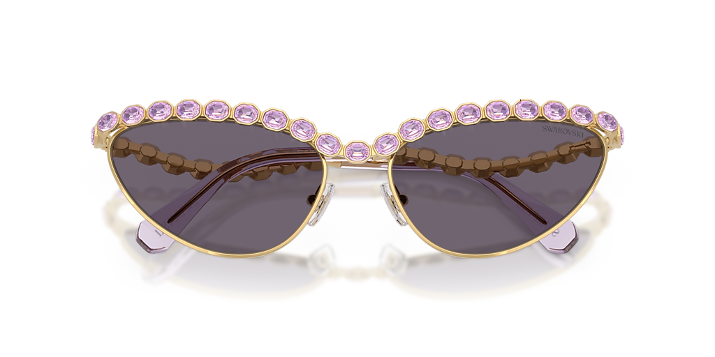 Swarovski SK7030 XL (59 - 17) with Violet lenses and Gold frame