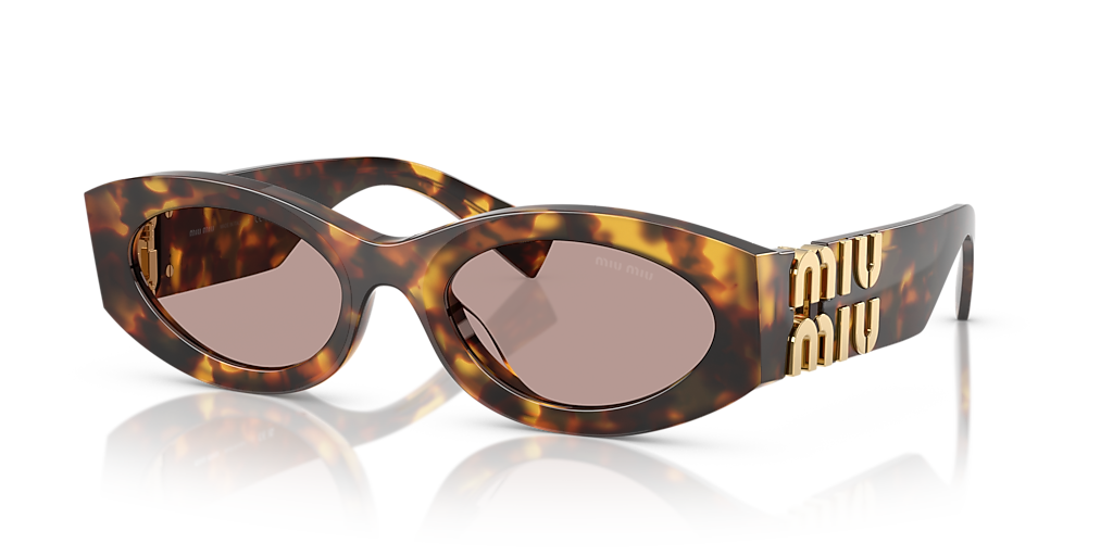 Miu Miu MU 11WS XL (54 - 21) with Violet lenses and Tortoise frame