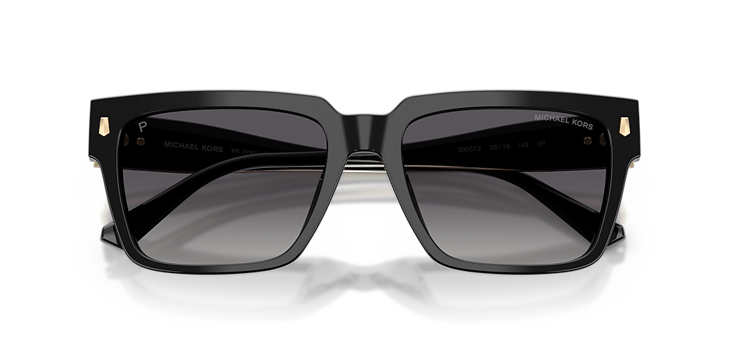 Michael Kors Dubrovnik L (56 - 18) with Grey lenses and Black