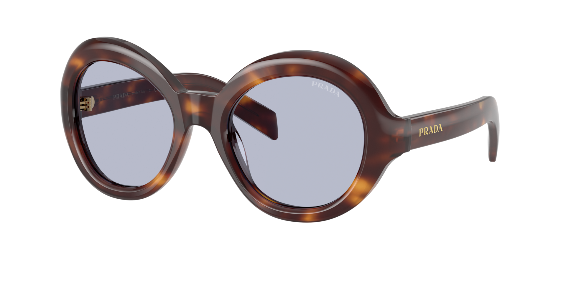Prada Frau Sunglass PR D08SU - Rahmenfarbe: Klassisch Schildpatt, Linsenfarbe: Ultravioletta Bio