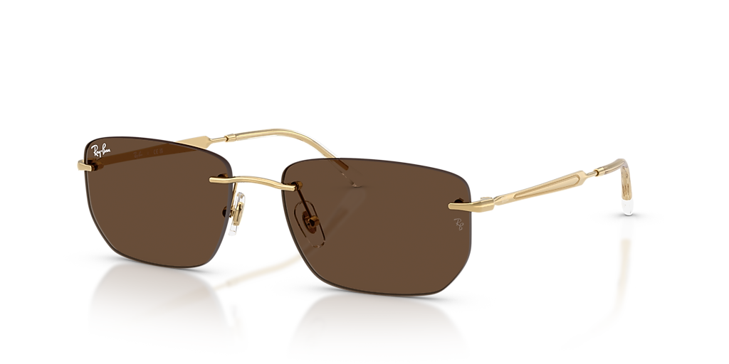 Ray-Ban RB3768 M (56 - 17) with Brown lenses and Gold frame