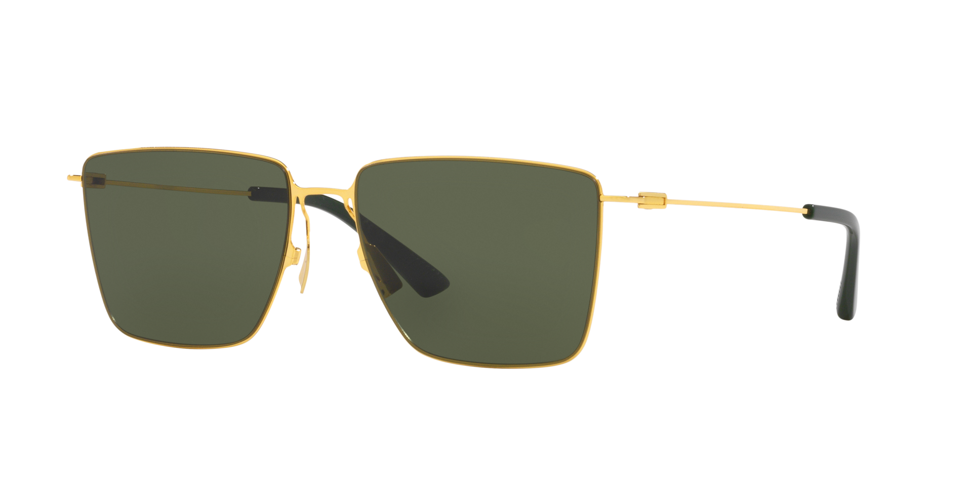 Bottega Veneta Homme Sunglass BV1267S - Couleur du Monture Or Couleur de Lentille Vert 175 €