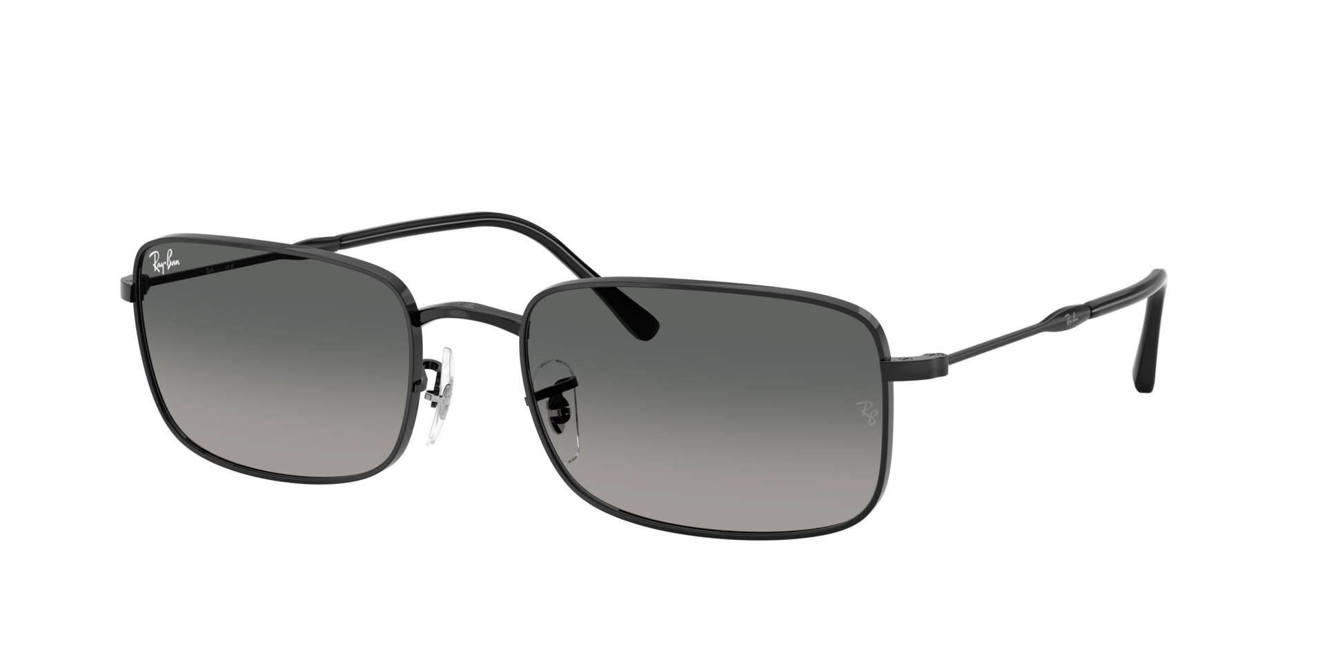 Ray-Ban Unisex Sunglass RB3746 -  Frame color: Black, Lens color: Gradient Grey
