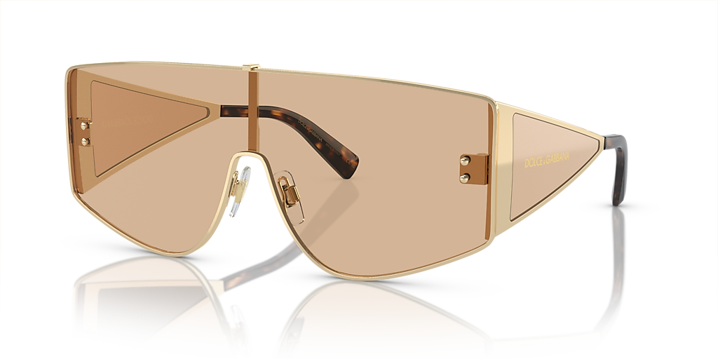 Dolce&Gabbana DG2305 L (0 - 144) with Brown lenses and Gold frame