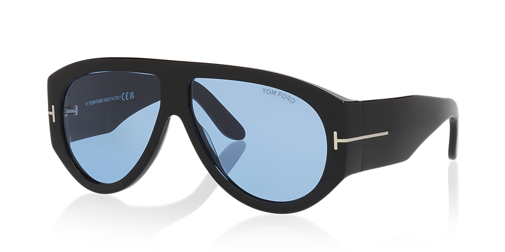 Tom Ford FT1044 XXL (60 - 12) with Blue lenses and Black frame