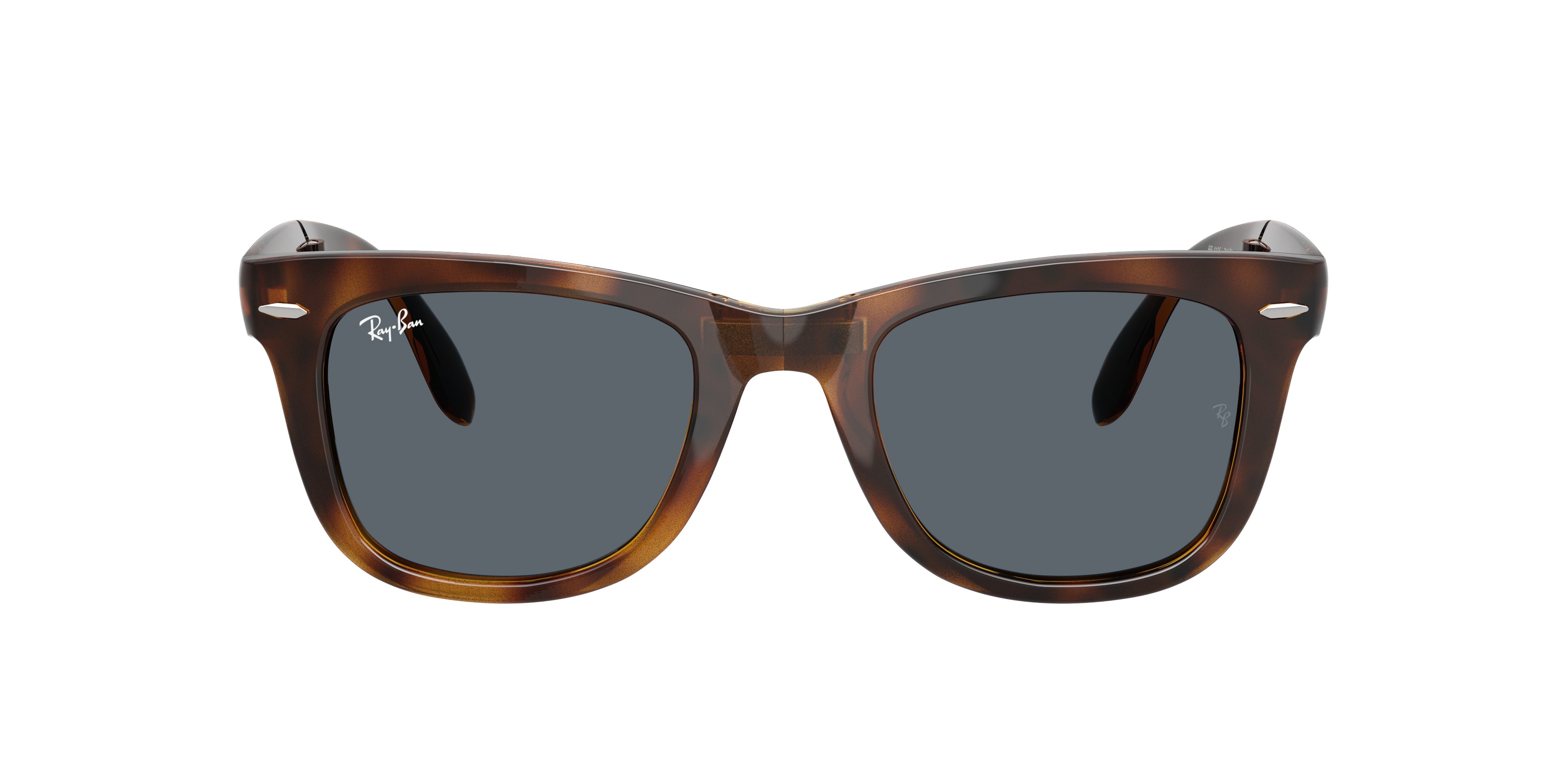 Ray-Ban Wayfarer Folding Classic L (50 - 22) with Blue lenses and